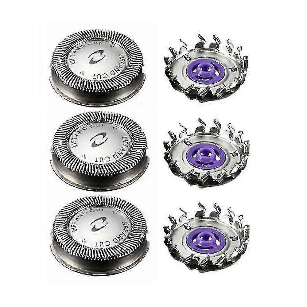 3pcsシェーバーヘッドの交換 - Hq3 Hq4 Hq55用シェーバーブレード