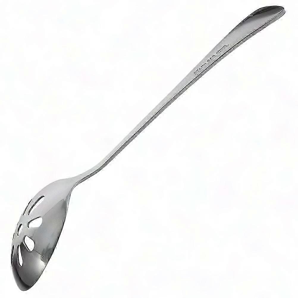 Kitchen Slotted Spoon Set - Compact Silver Serving Spoon for Household & Table Use