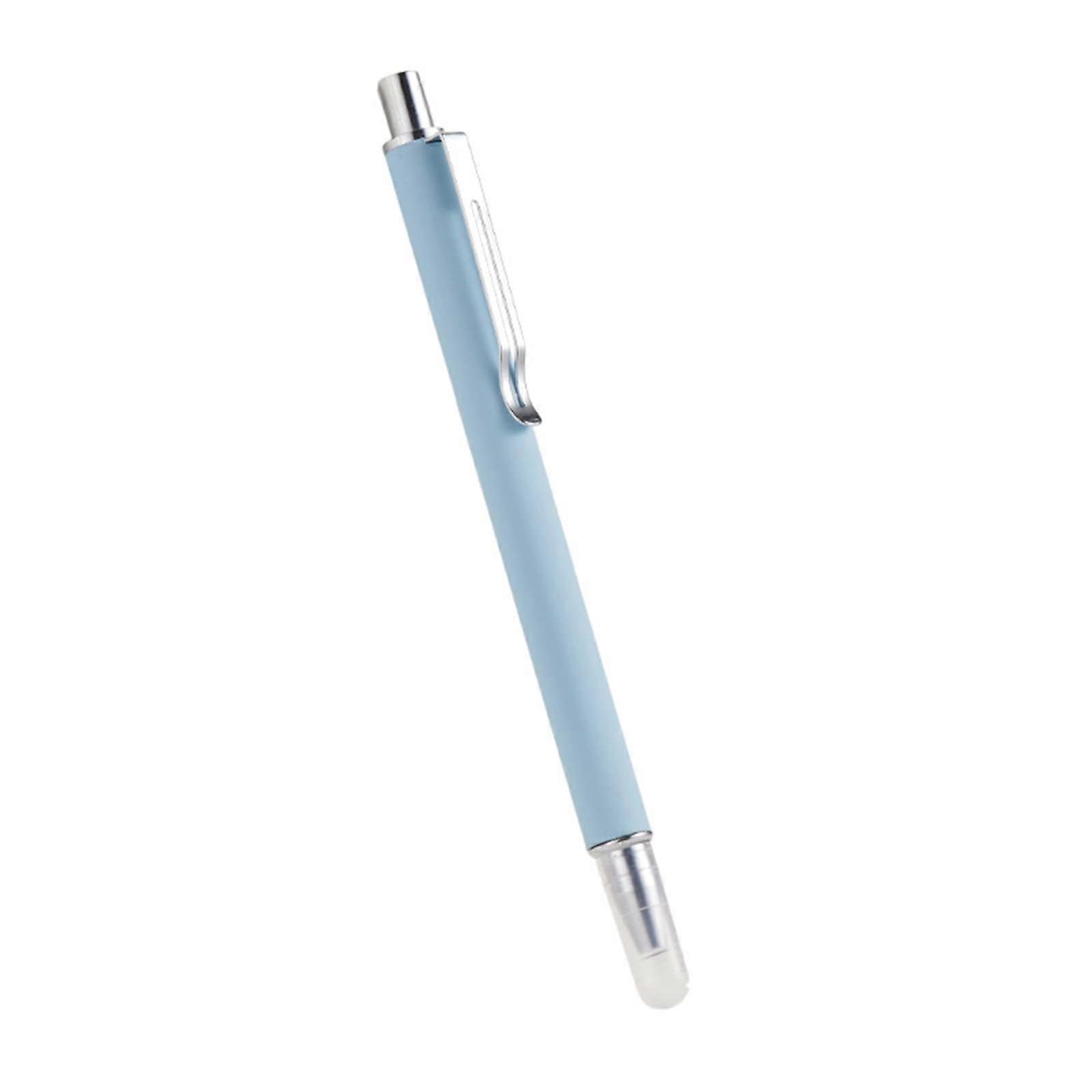 Retractable Fountain Pen 0.38mm Extra Fine Tip Smooth Writing for Fine Details, Professional Use in Blue Black Ink