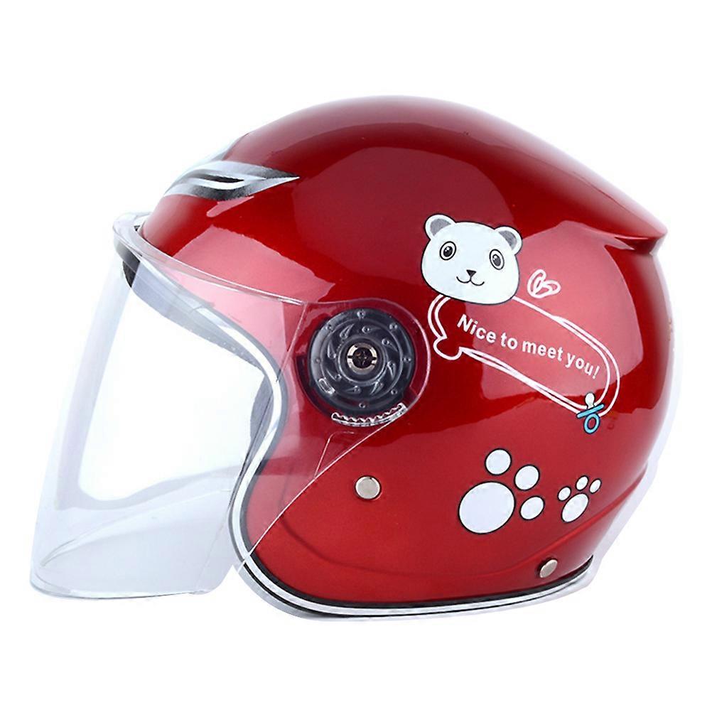 Kids Bike Helmet Ergonomic Children Warm Windproof Motorbike Helmet for Winter