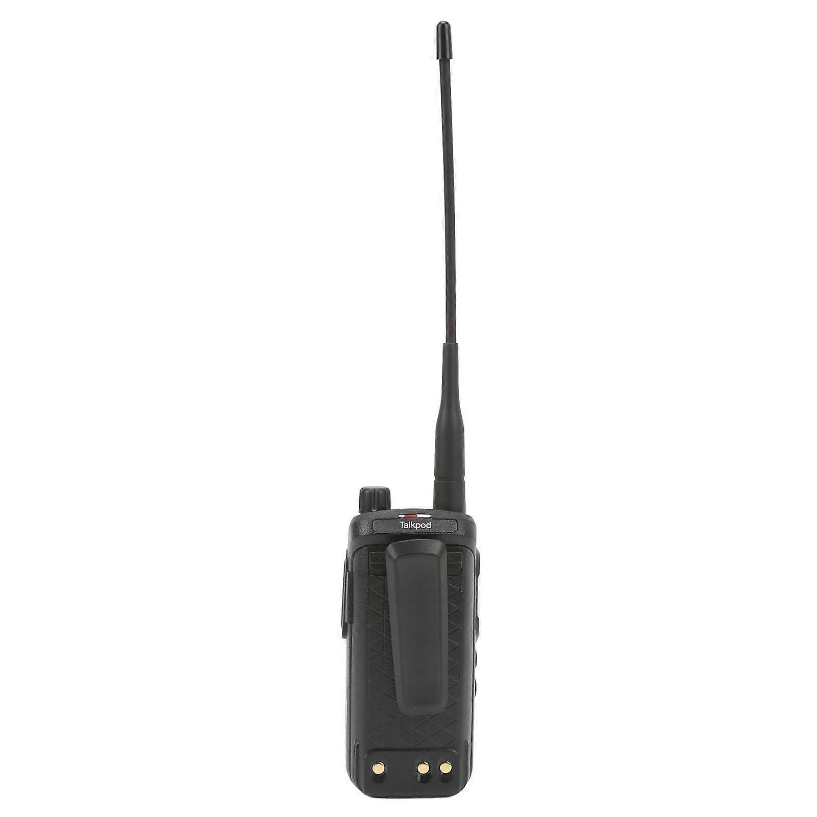 2 Way Radio Portable UHF VHF AM FM Multiband Transceiver Walkie Talkie with Antenna 5W AC100‑240V US Plug