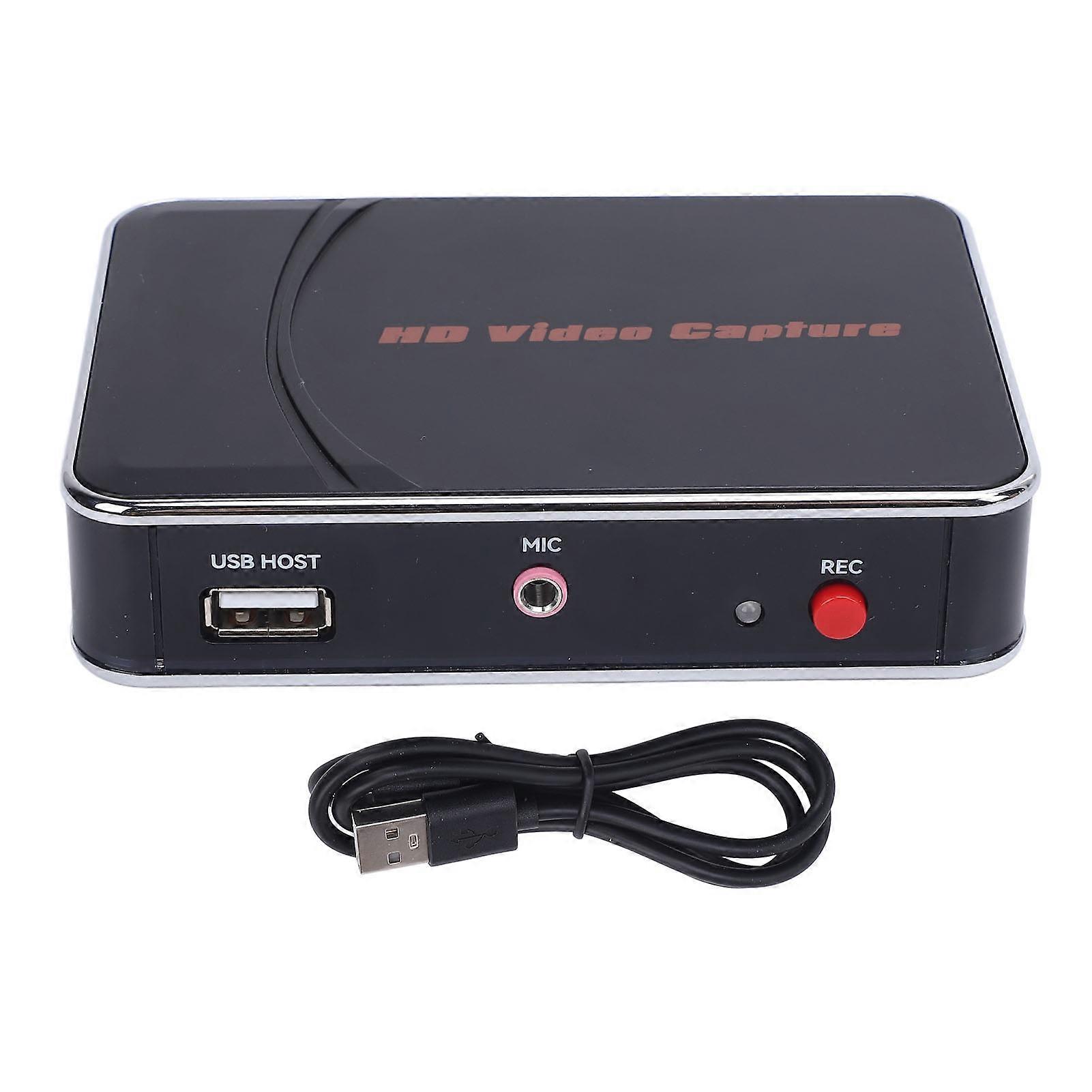 1080P Video Capture Card with MIC Input for Streaming and Gaming, Plug and Play