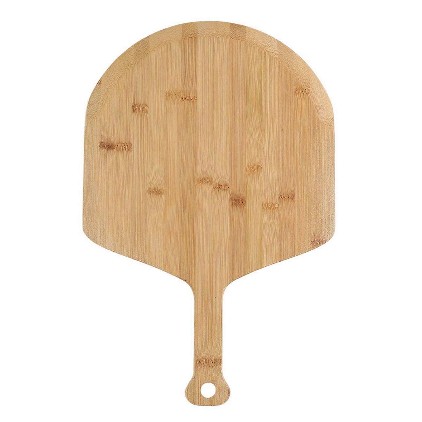 Pizza Shovel 12 Inch Wooden Pizza Spatula with Cutting Board Handle, Baking Paddle for Pizza Stone 45 x 30 cm