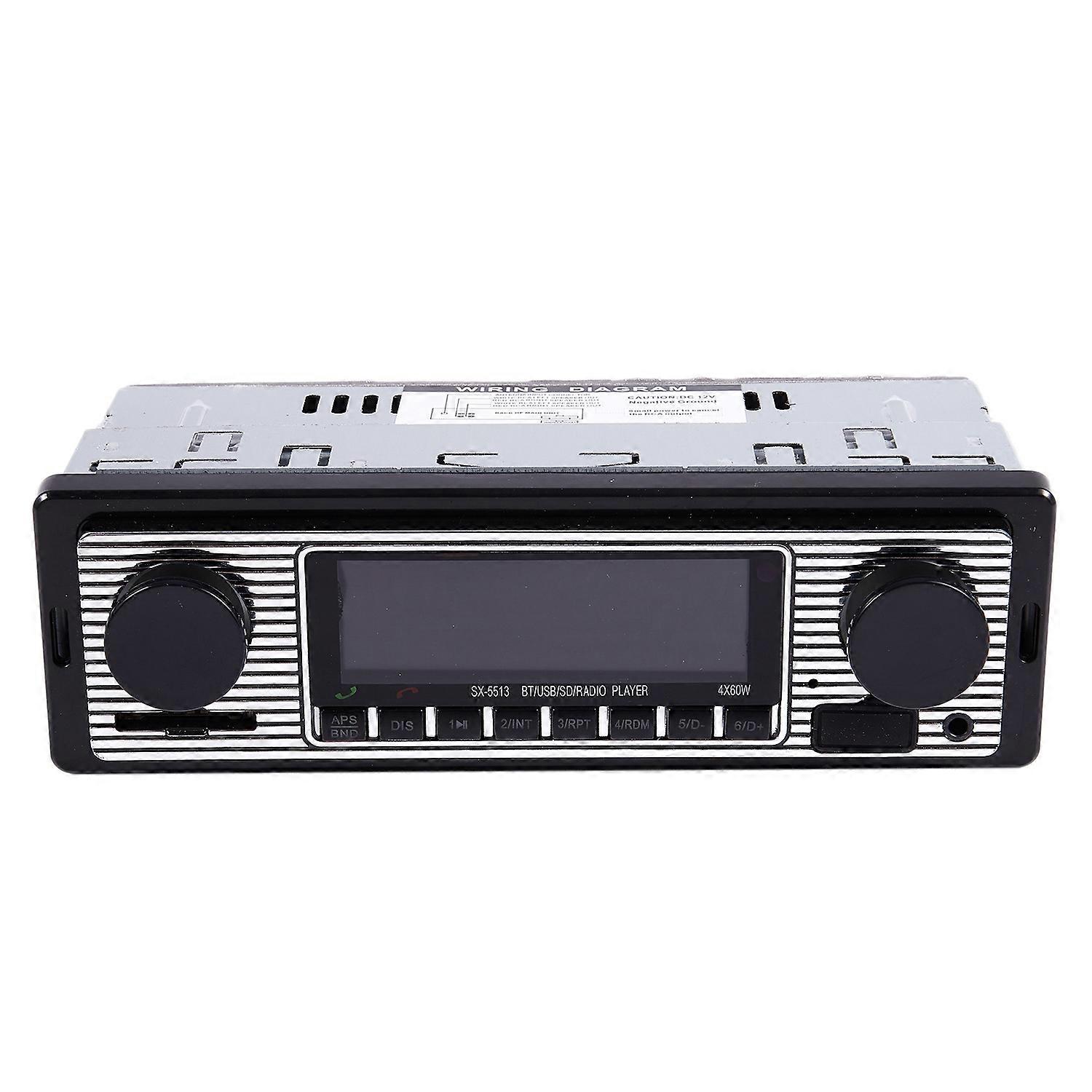 Bluetooth Vintage Car Radio MP3 Player Stereo