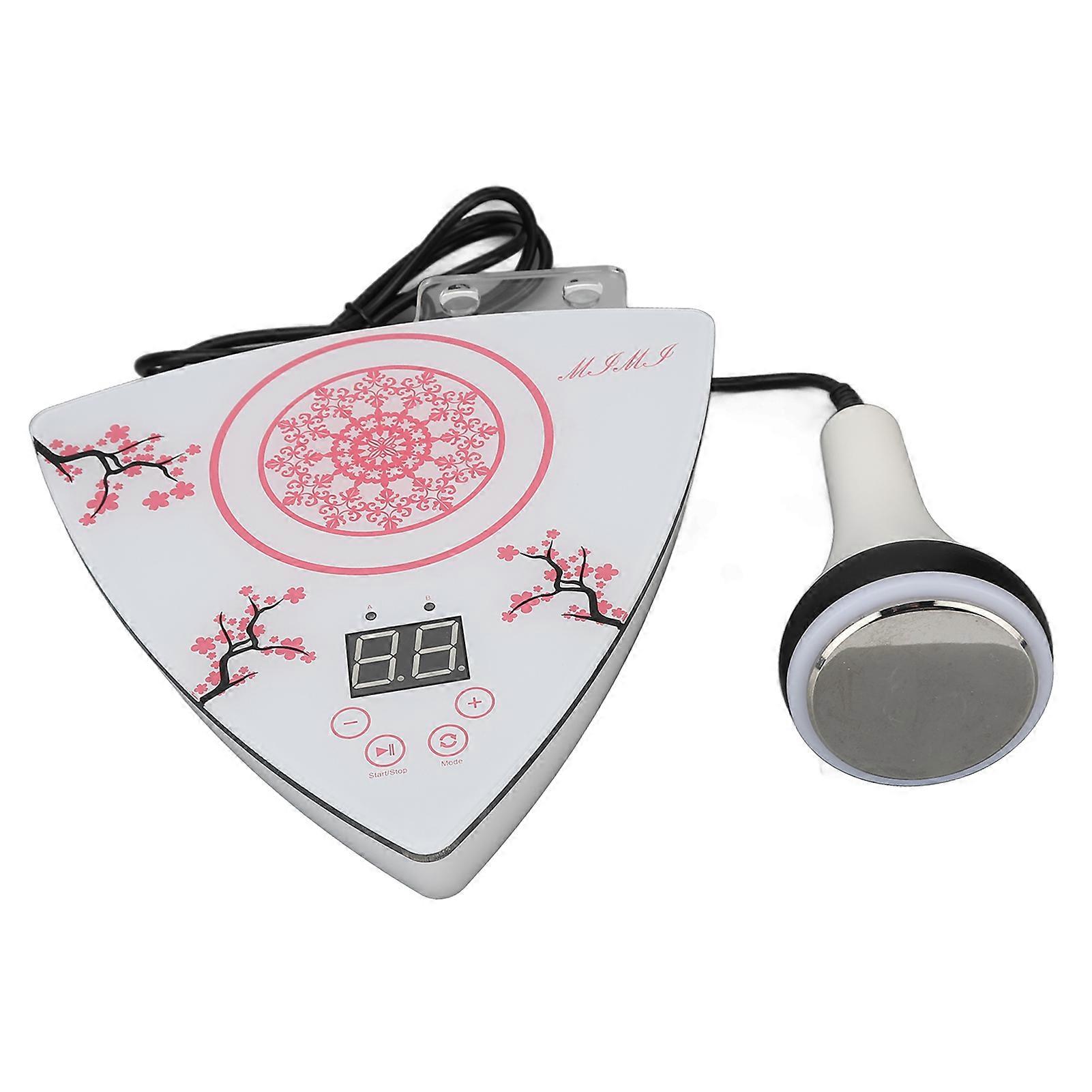 80Khz Cellulite Removal Machine Promote Collagen Fat Burning Body Shaping Device 100‑240V UK Plug