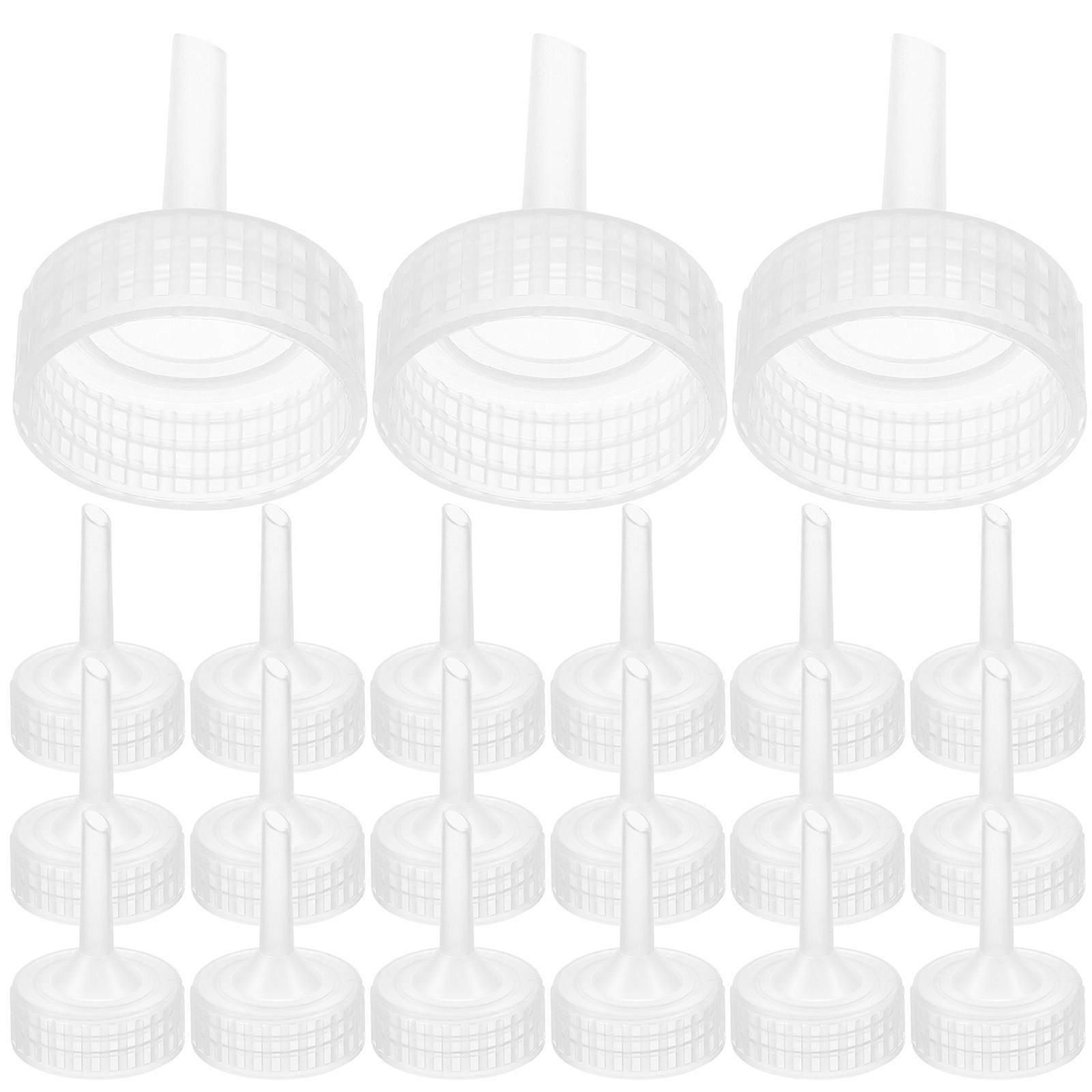 PVC Transparent Funnel for Use with Precise Pouring Design 50pcs Small Funnels