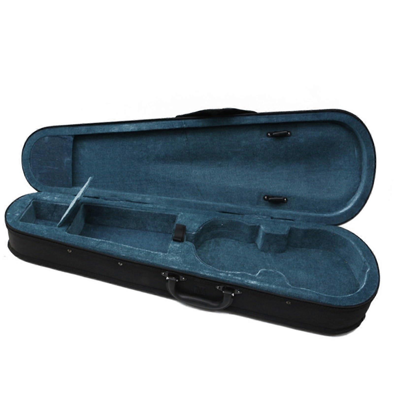 Thickened violin triangle case, portable, shoulderback violin case with a single strap, ultralight sponge cloth case.