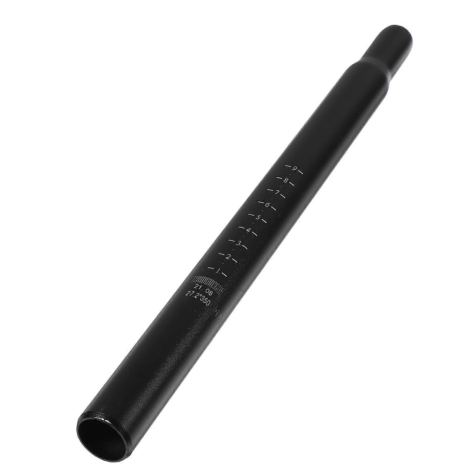 Bike Seatpost Made of Aluminium Alloy for Most Bikes with Safety Line and Fine Workmanship Black