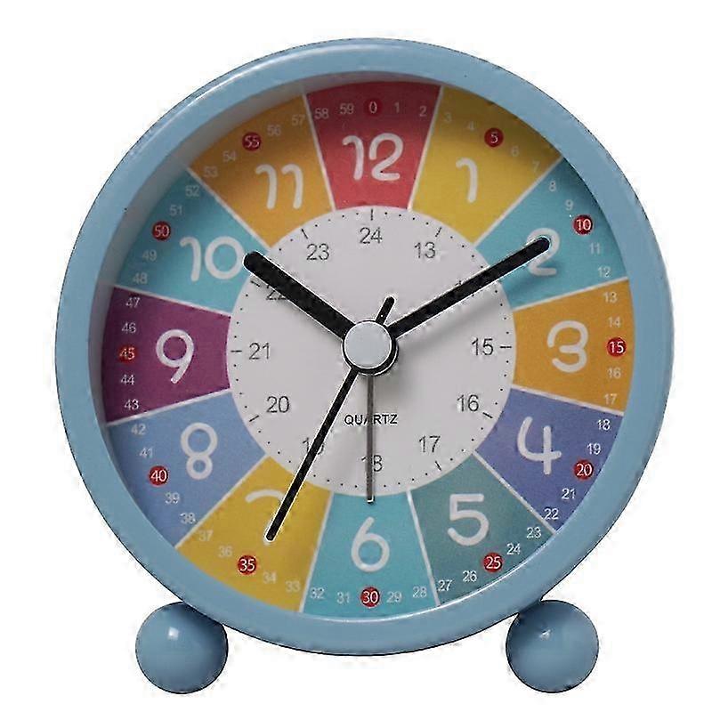 Yellow Educational Alarm Clock for Children, Learning Time Clock