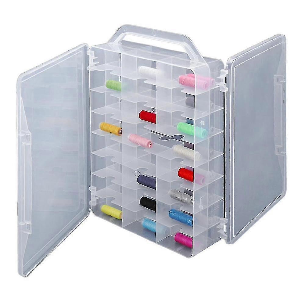 Garn- und Schmuckaufbewahrungsbox mit 46 Gittern zum Nähen