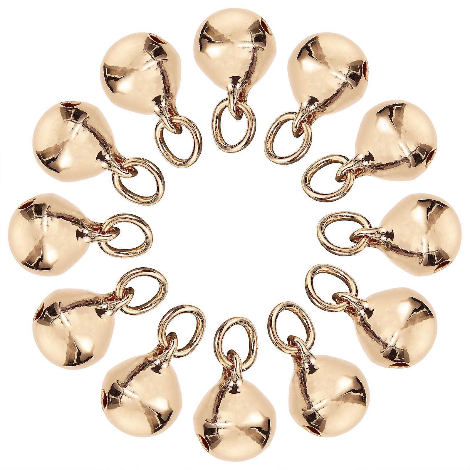 50pcs Lightweight Bell Pendants for DIY Jewelry Making – Durable Charms for Necklaces, Bracelets & Keychains, Creative Crafting Supplies
