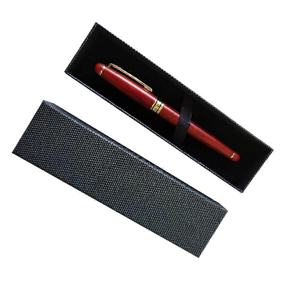 Wooden Pen with Rosewood and Iraurita Material for Smooth Writing Experience in Red Color