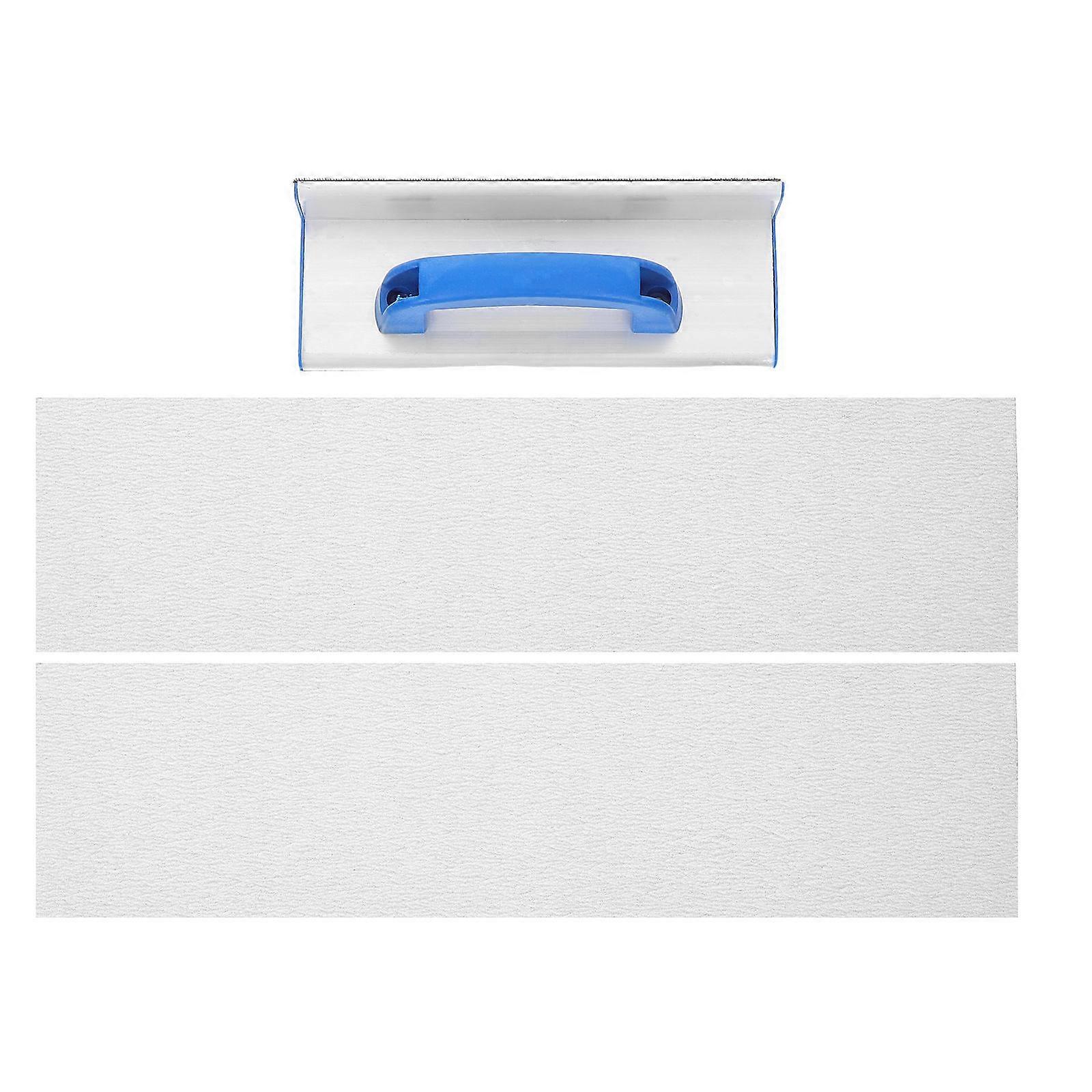 Ergonomic Hand Sander Sandpaper Holder for Edges and Corners – Lightweight Portable Sanding Block for Drywall Finishing with Self Adhesive Sandpaper