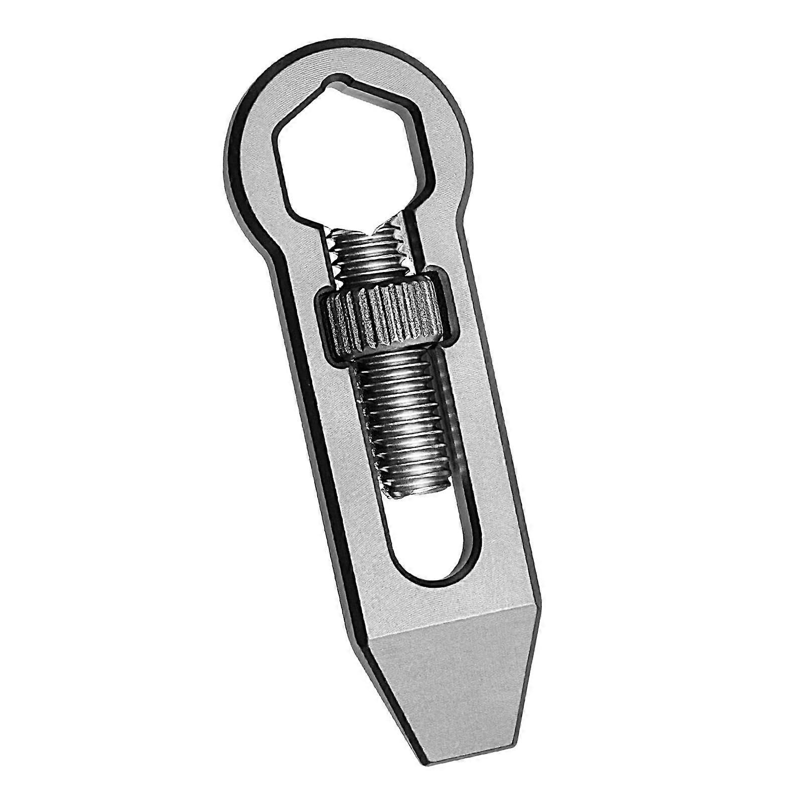 Miniature Multi-Functional Adjustable Crowbar Wrench Tool for Outdoor Camping Equipment and Repairs