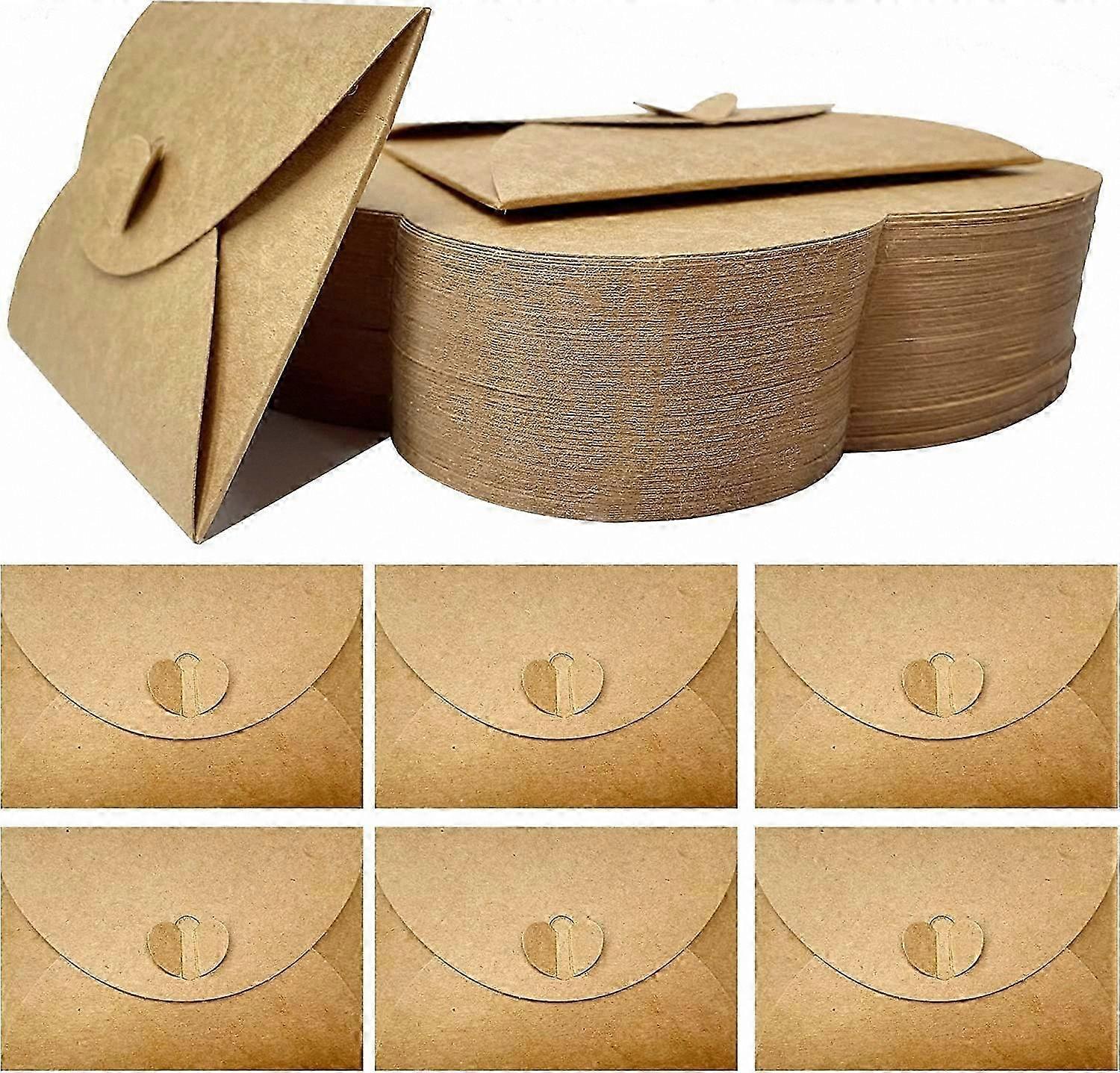 Heart Clasp Envelopes for Gift Cards, Cute DIY Envelope Designs