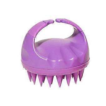 Scalp Massage Brush, Silicone Bristle Shower Brush, Manual Scalp Dandruff Wash Brush