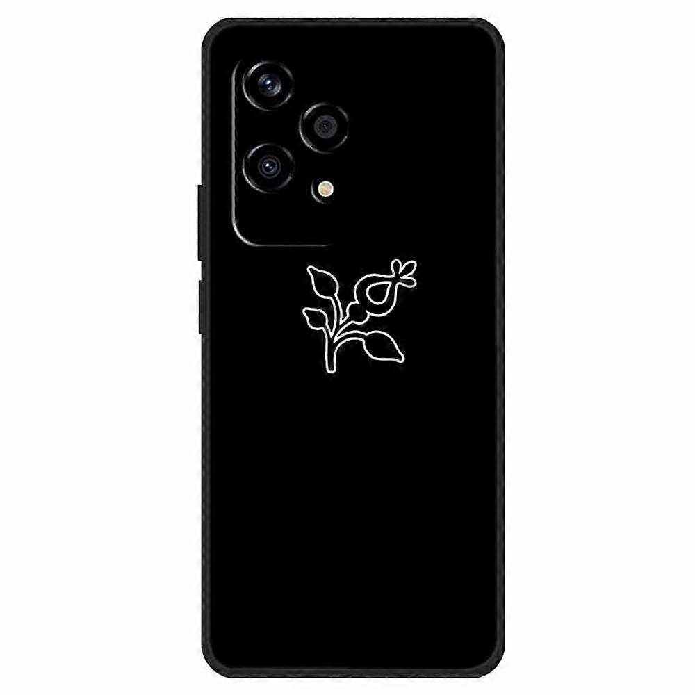 For Honor 200 Lite Shockproof Case Linear Pattern Printing TPU Phone Cover