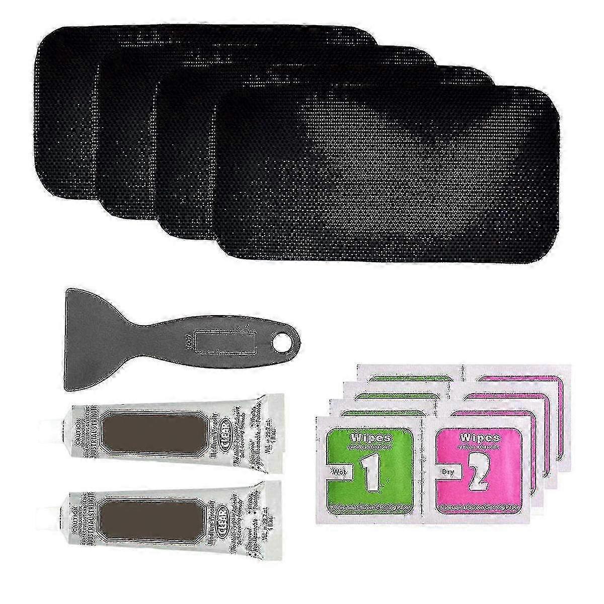 Rectangular Trampoline Repair Patch Kit for Fixing Tears and Holes in Trampoline Mats