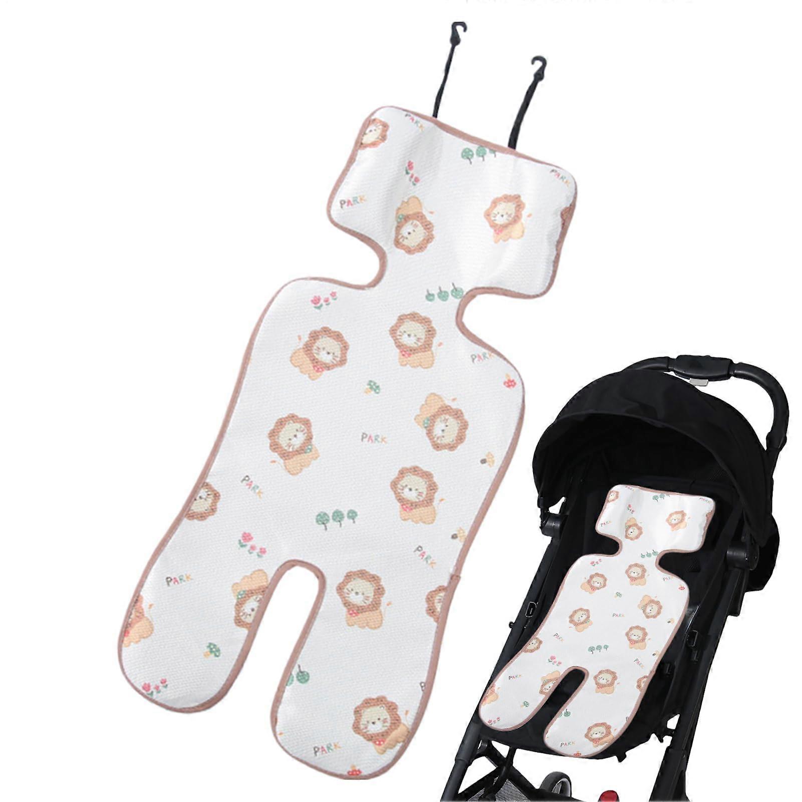 Baby Stroller Cooling Pad Cooling Insert for Car Seat and Stroller, Yellow Lion