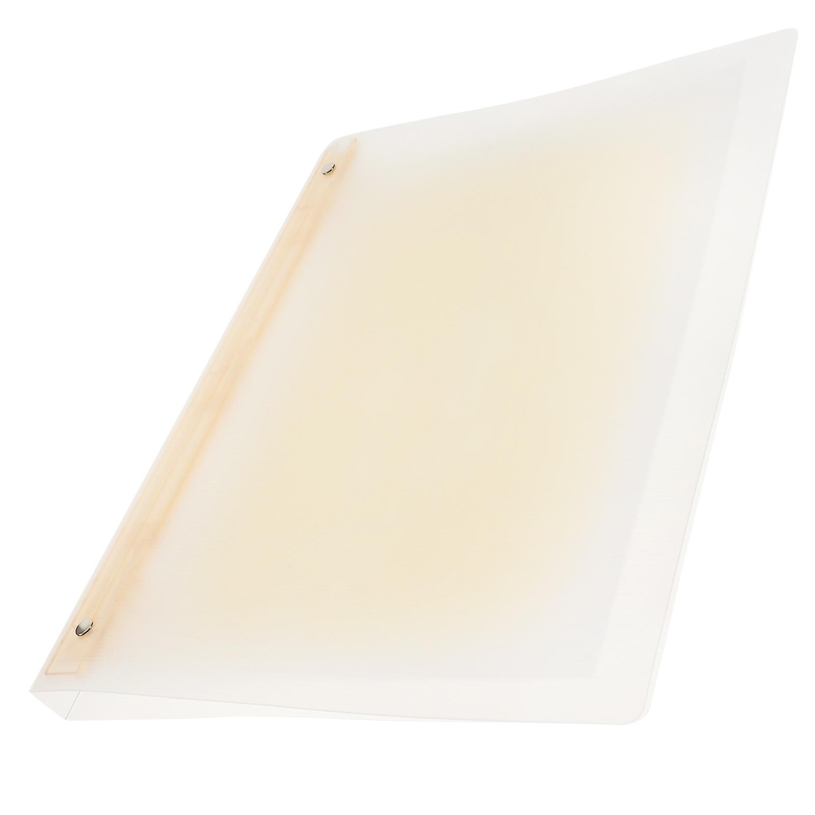 Transparent PP Shell Binder Cover with Plastic Ring for A4 Loose Leaf Protection and Organization