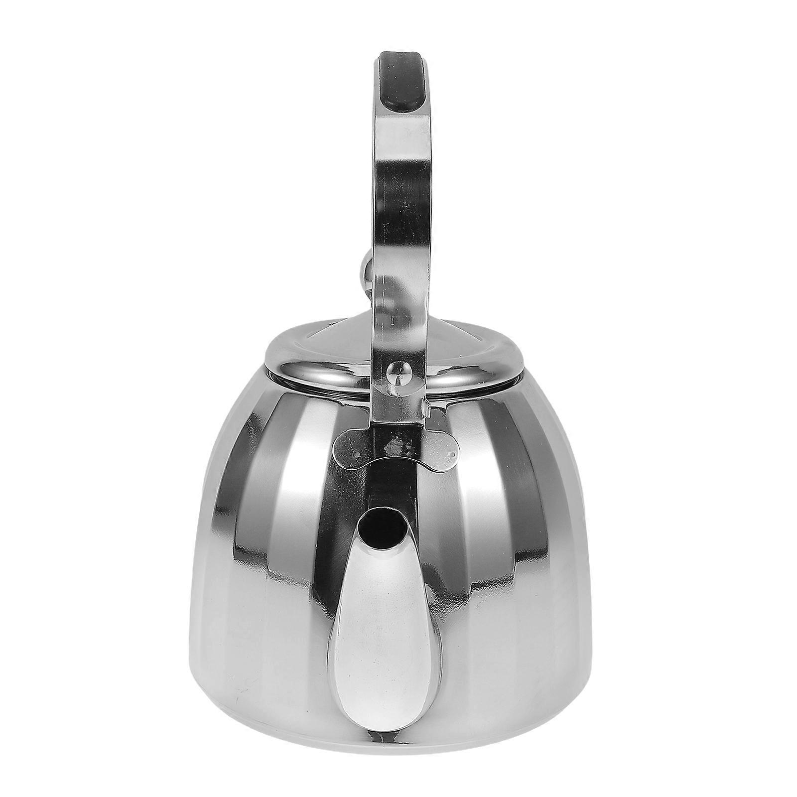 Stainless Steel Teapot with Handle for Home Use Efficient Heating and Design 1 5l Silver