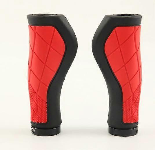 1 Pair Ergonomic Bike Handlebar Grips: Non-Slip Rubber Grips - Shock Absorbing Universal Handlebar Cover For Comfortable Long Rides