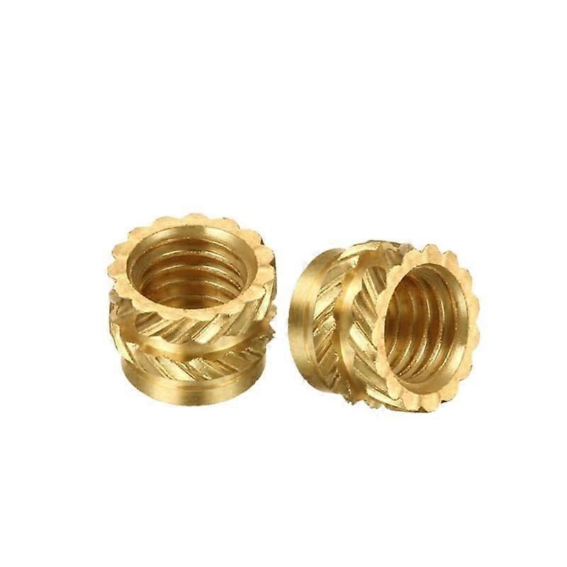 Mutter inserts, threaded inserts, 100PCS M2.5 M3 brass hot melt insert nuts (Color: M3x3x5) (Color: M2.5x2.5x3.5)