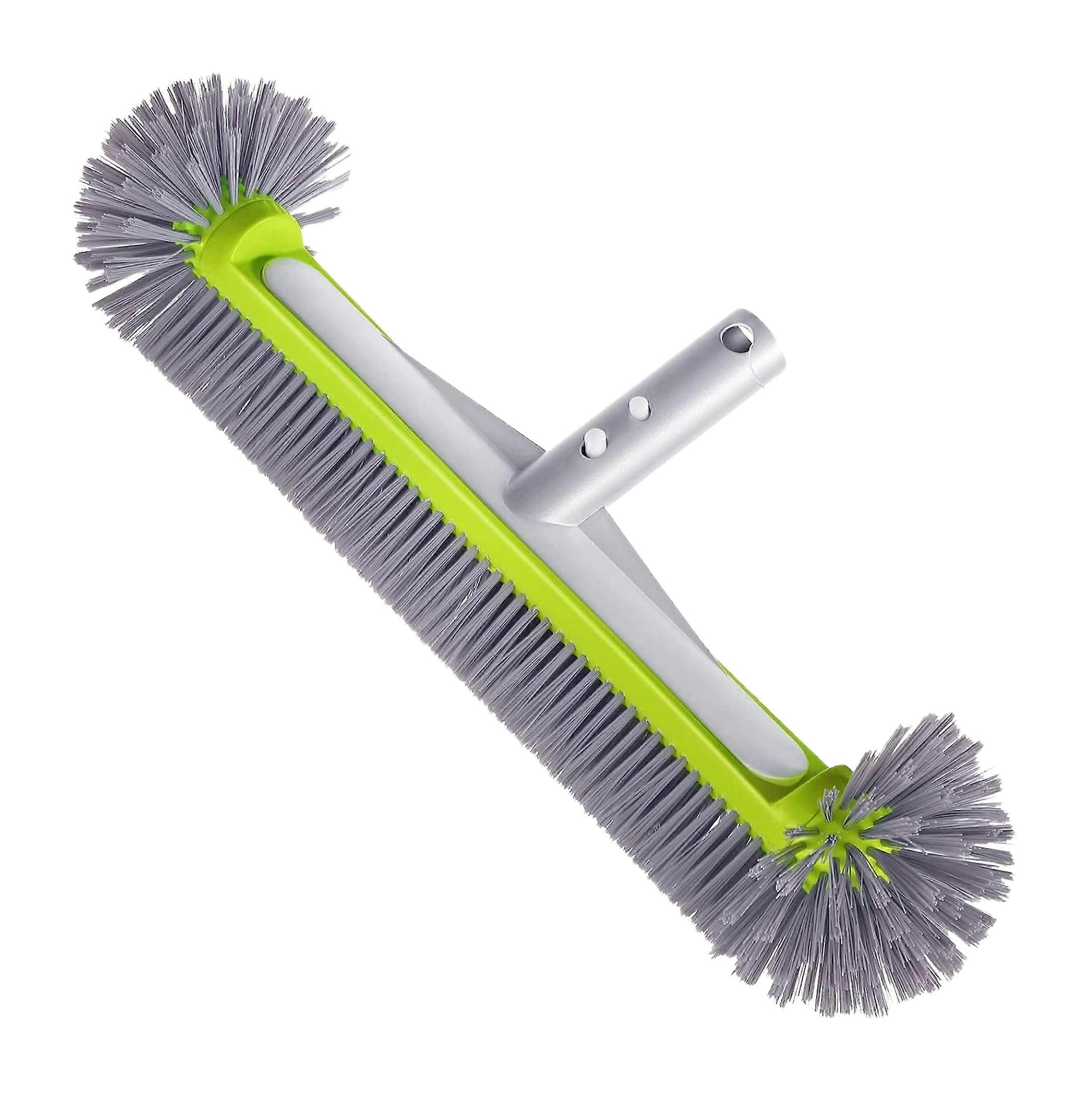 17.5 Inch Pool Brush For Foil Pool, Hemispherical Bristles, Floor Brush For Walls And Steps, No Pole