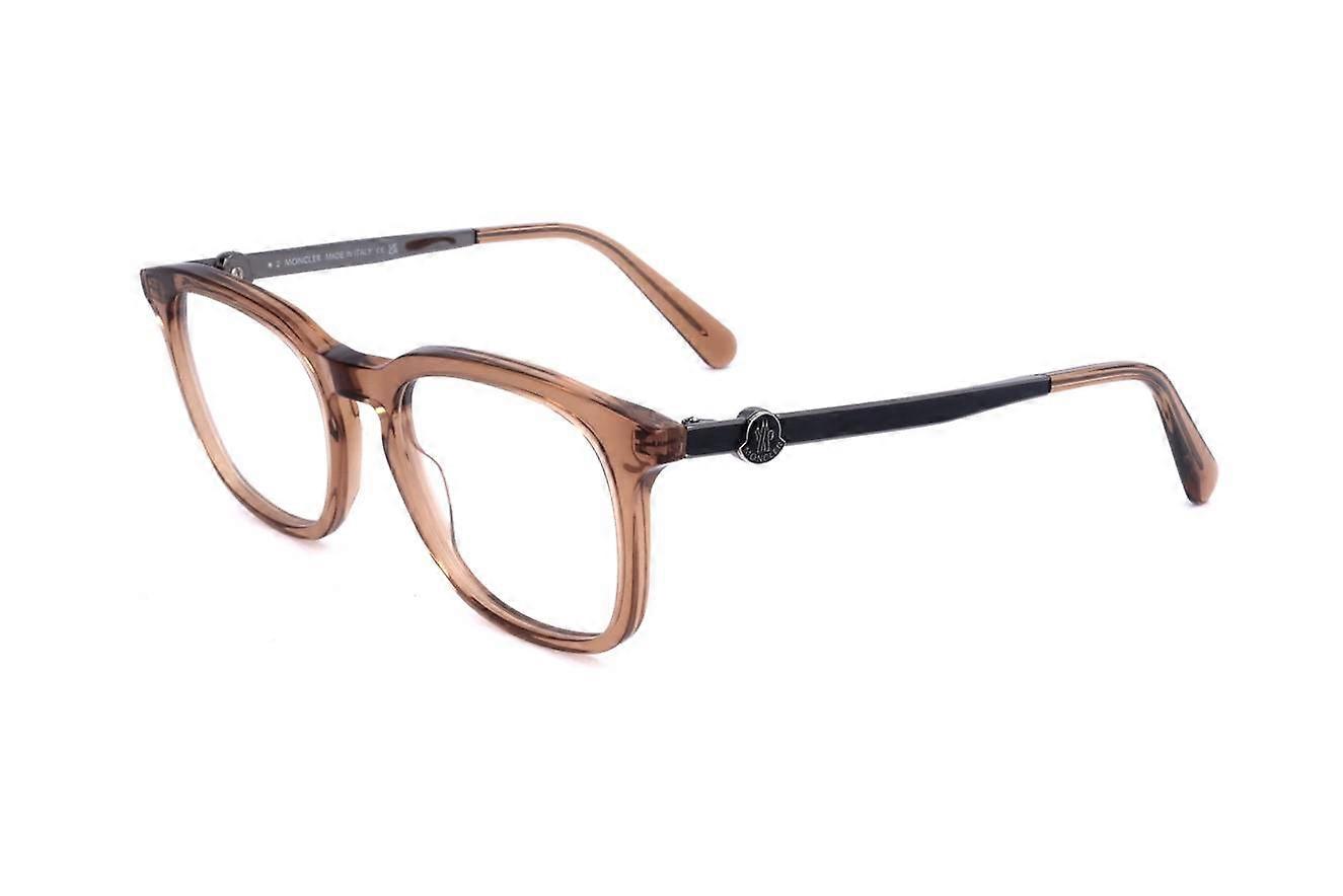 Eyewear Frames Moncler ML5176 045 SHINY LIGHT BROWN 52/20/145 MAN