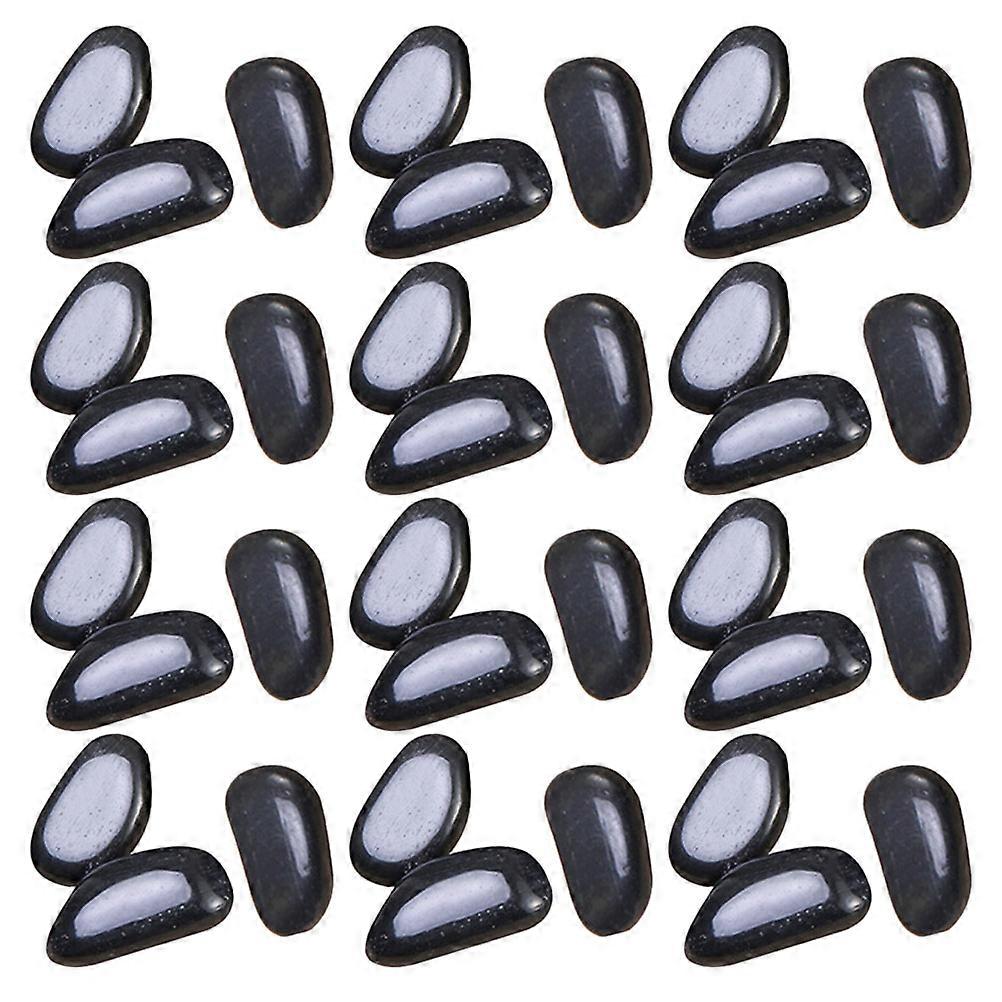 造園、水槽、植木鉢、室内装飾用の天然研磨小石セット – 庭や水族館用の装飾石