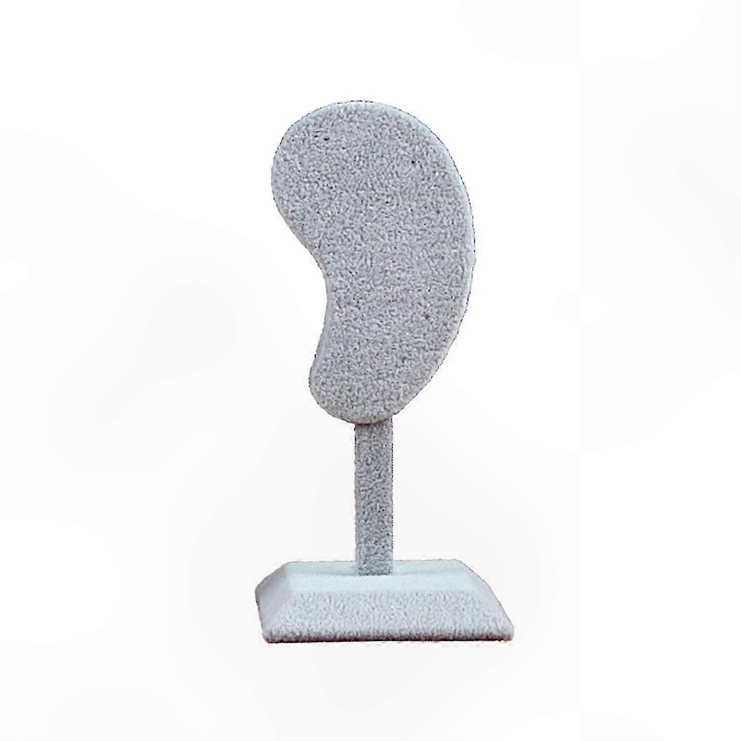 Flannel Earring Organizer Stand with Ear-Shaped Design for Easy Storage and Display
