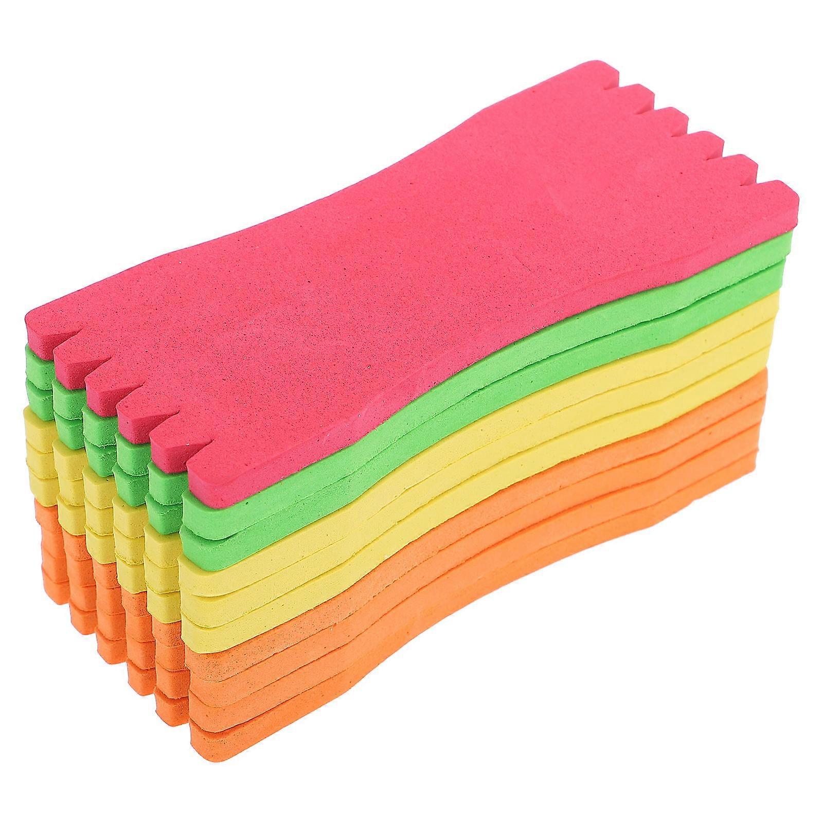 10 Pcs 5x12 cm Sponge Wrapped Wire Fishing Winding Board Line Spool Accessories Random Color