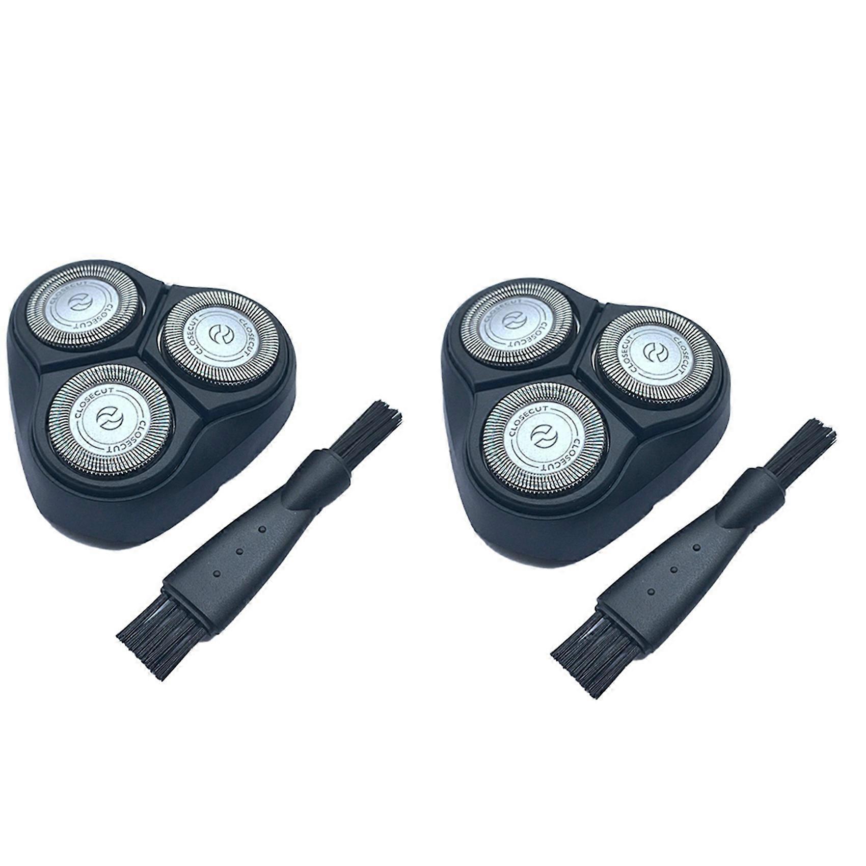 2X Replacement Head for Shaver YQ6008 YQ6108 YQ6188 YQ6308 HQ6990 HQ6920 HQ6900 HQ6950 HQ6405 in Bla