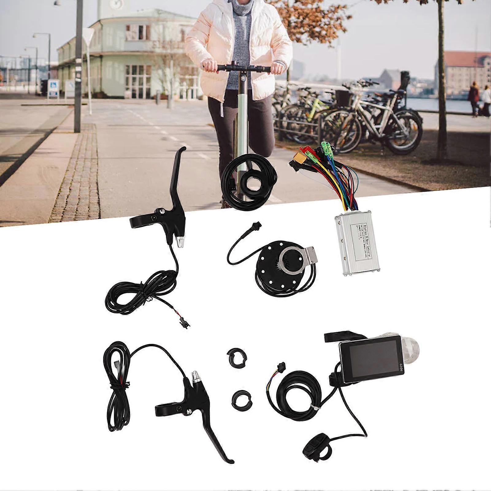 17A 24V 36V 48V 3 Mode Motor Controller GD06 Panel Electric Bike Modified Controller Set for 350W Motors 