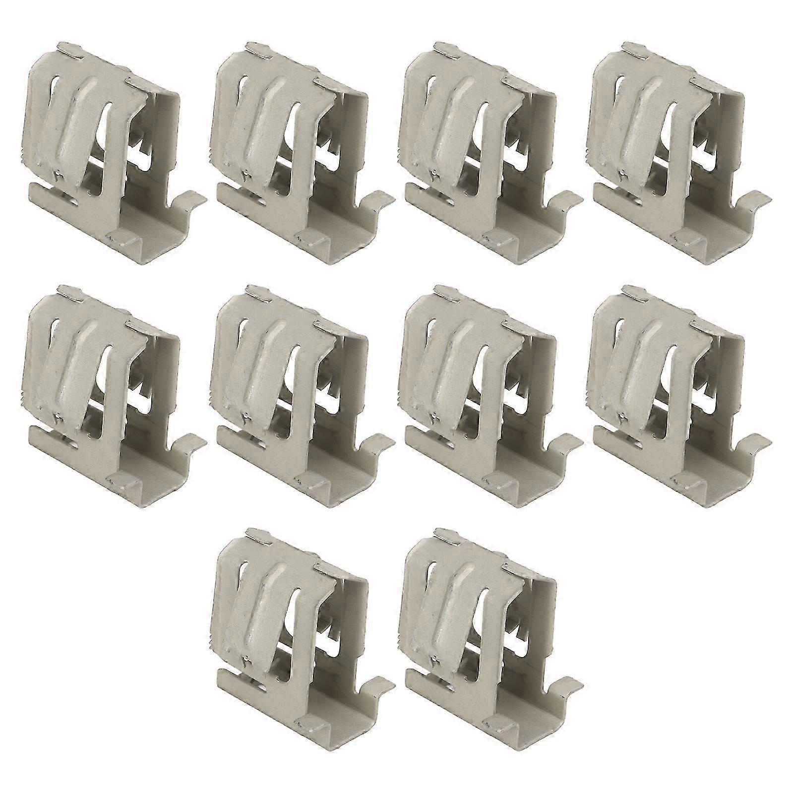 10個ソーラーレール取り付けブラケット摩耗耐食性スプリングスチールクイックアセンブリソーラーパネル取り付けバックル