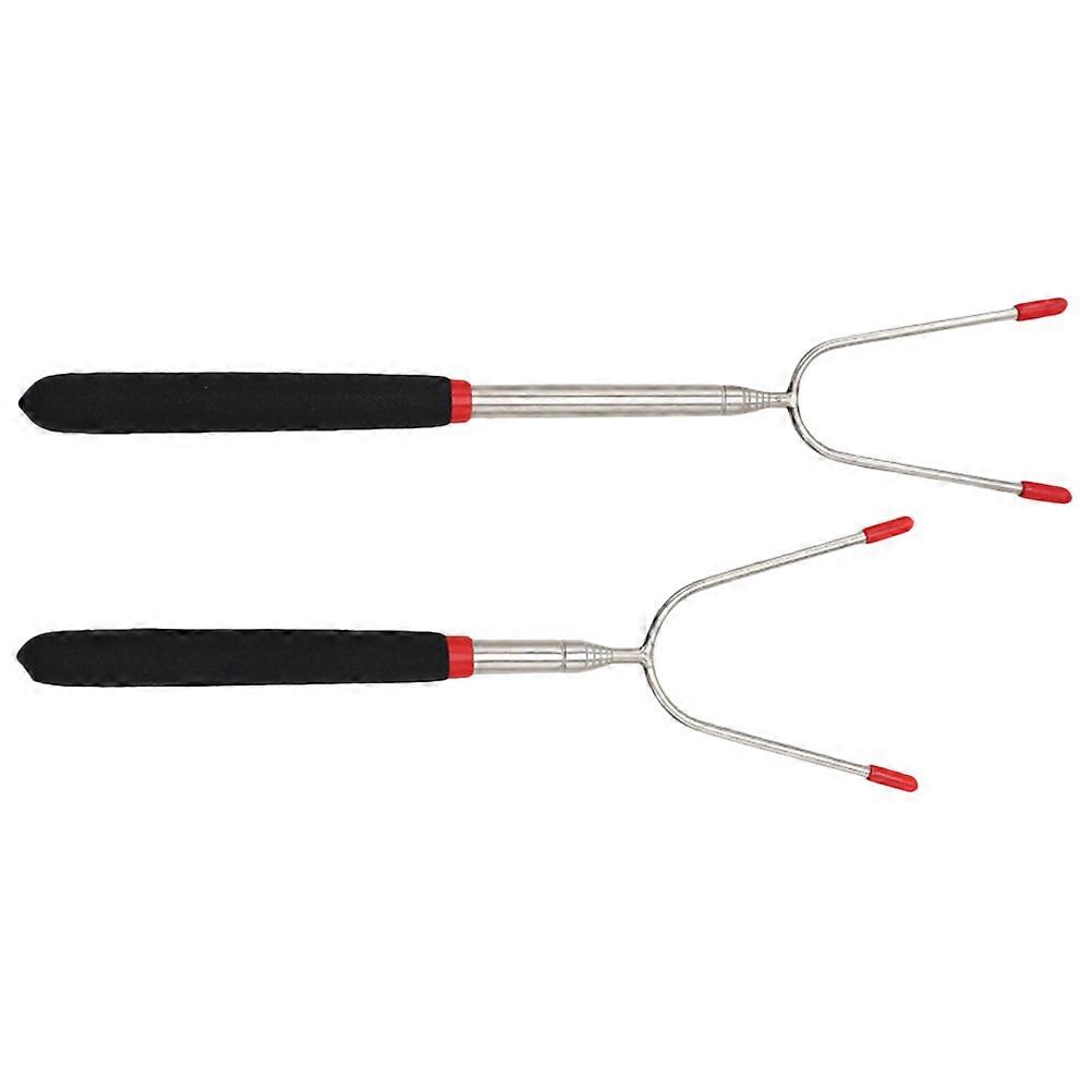 Stainless Steel Meat Fork Set for Home Use with Sharpened Tips and Comfortable Handles 2pcs