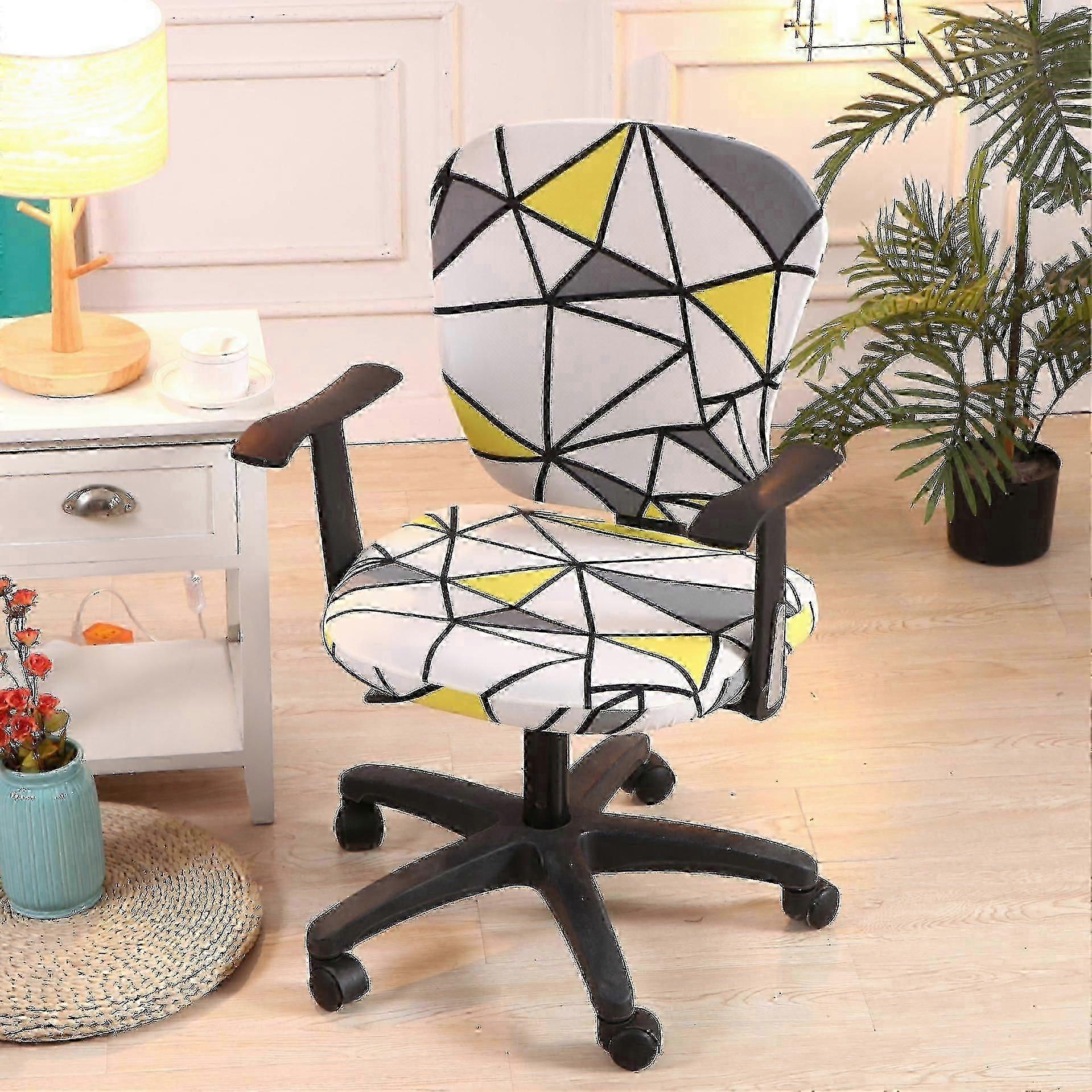 Computer kontorstol Universal vaskbar roterende stol slipcovers betrk