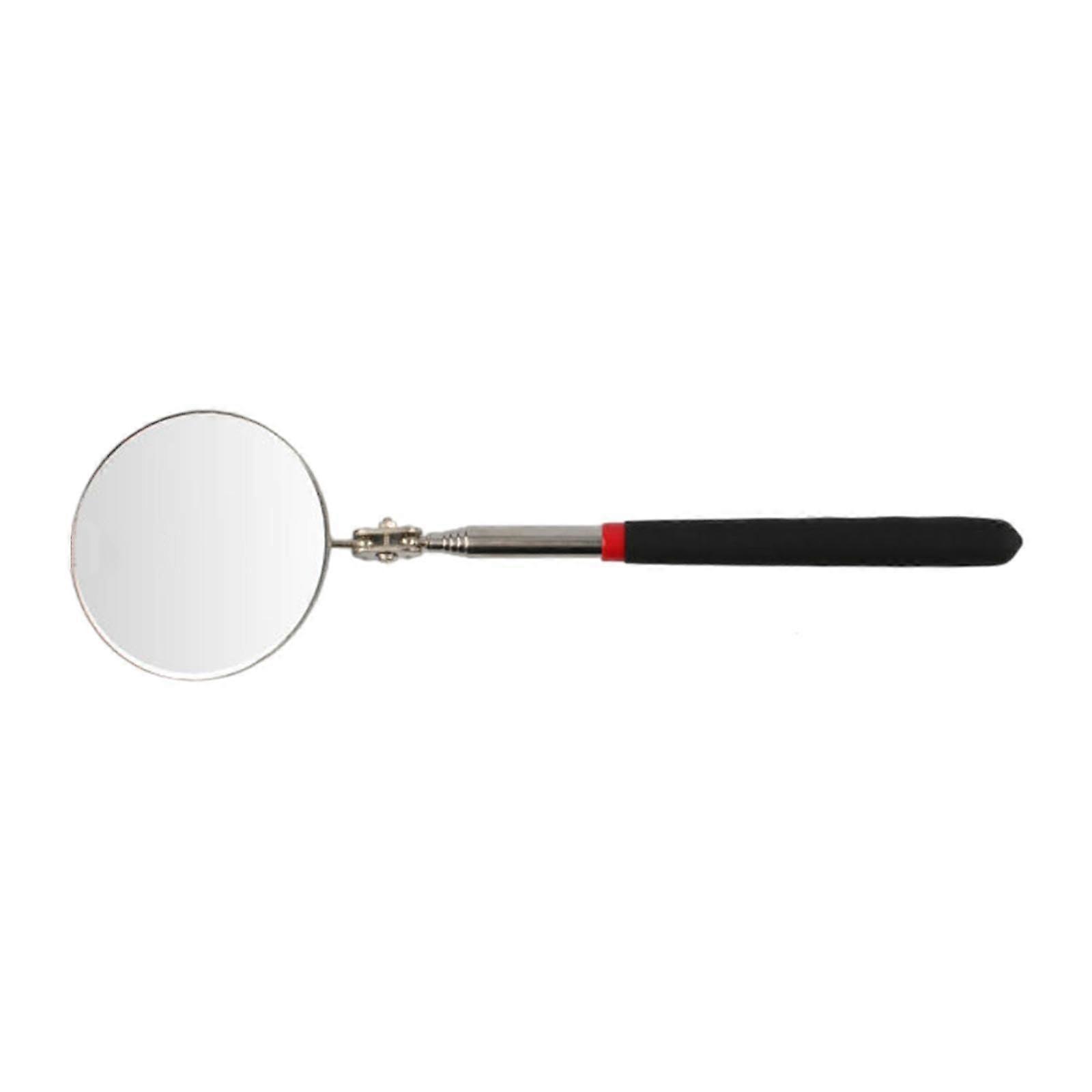 Auto Inspection Mirror Round Extendable 360-Degree Rotation LED Car Repair Tool 8.2 Cm Diameter For Industrial Garage