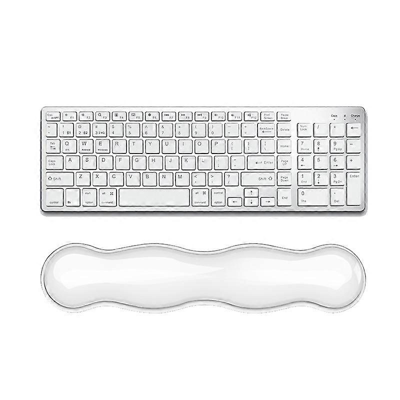 Cool Silicone Keyboard Wrist Rest Large Transparent