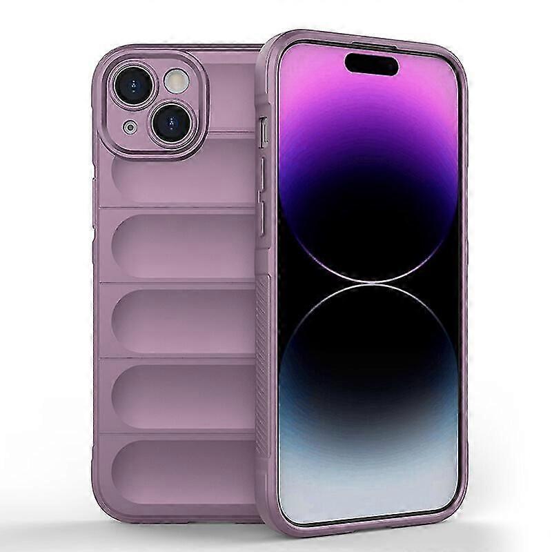 For iphone iPhone 14 Plus Case, Flexible Soft TPU Rubber Grip Shock-Absorbent Protective Case Cover