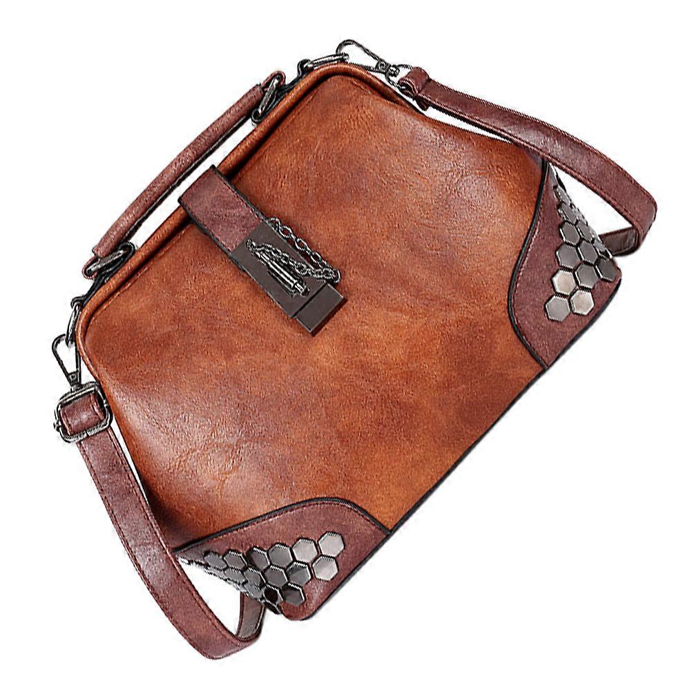 Versatile Small Crossbody Bag For Girls Featuring A Stylish Appearance And Perfect For Daily Use In Brown Color 1Set