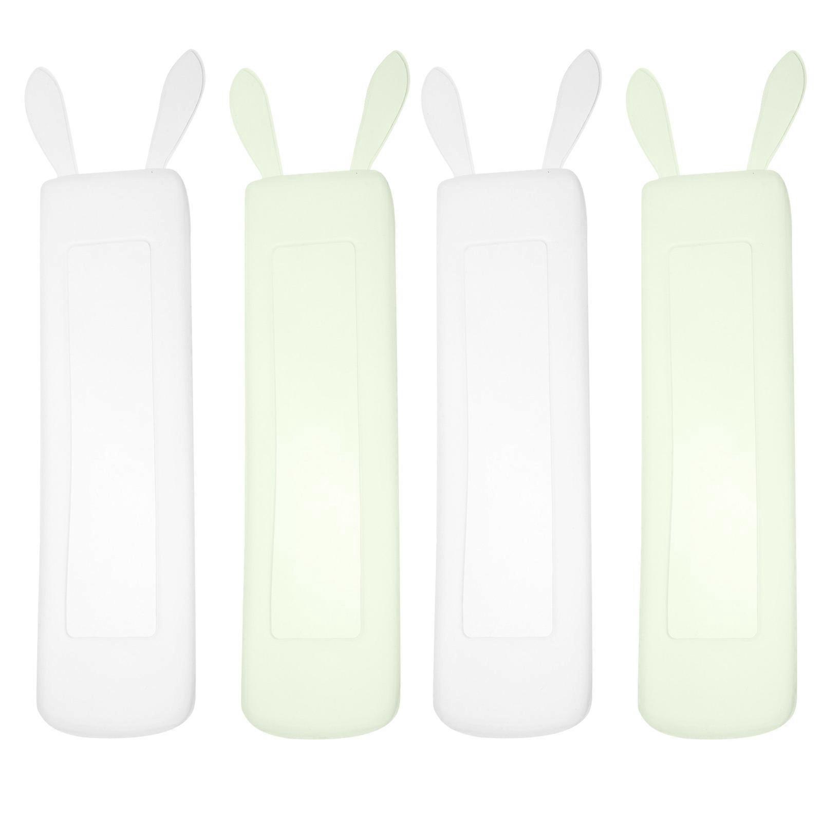 Assorted Color Silicone Remote Cover for Home Use Glow Design AntiScratch Protective Shell 4Pcs