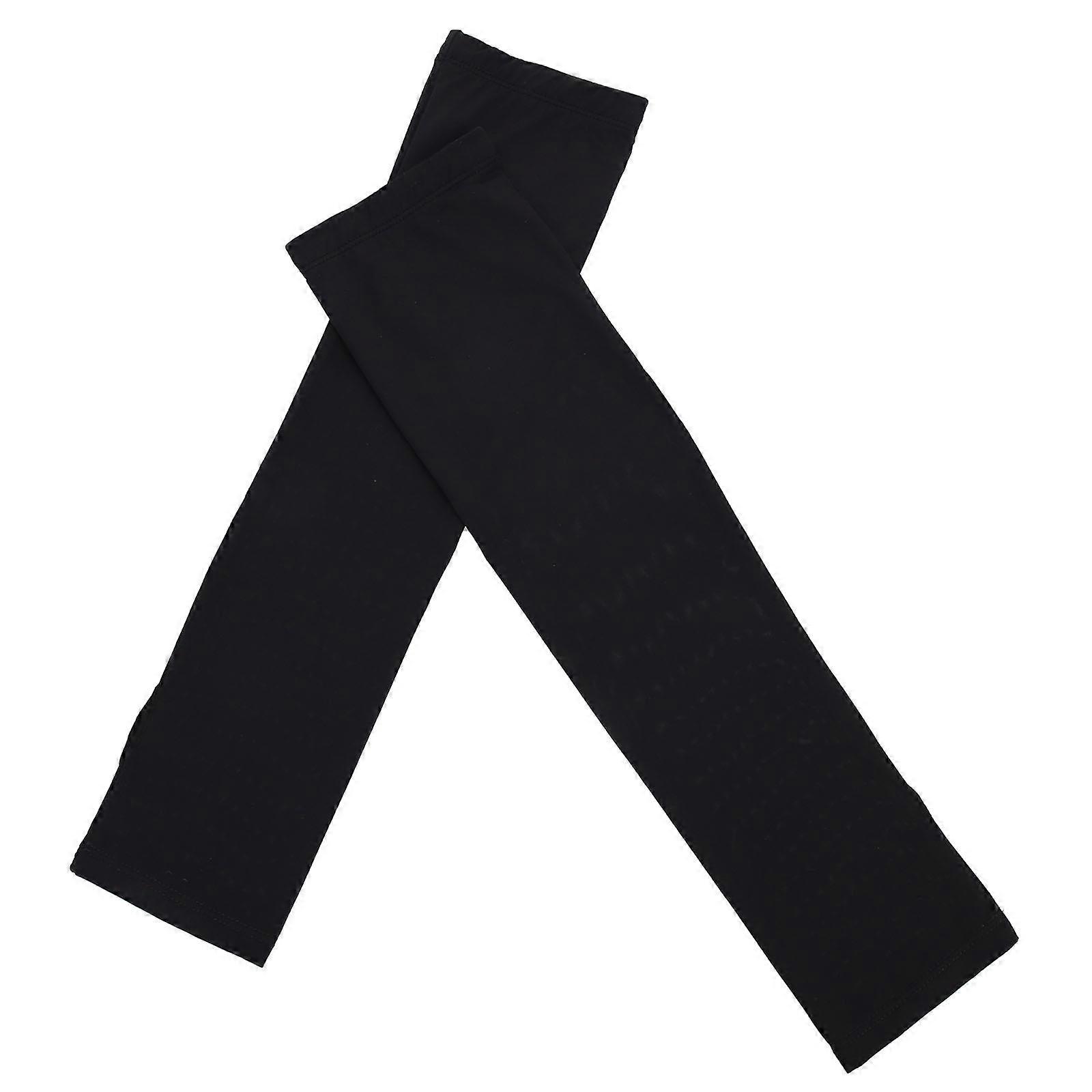 Breathable Summer Arm Sleeves For Men And Women M Size Black Color For Jogging 1 Pair