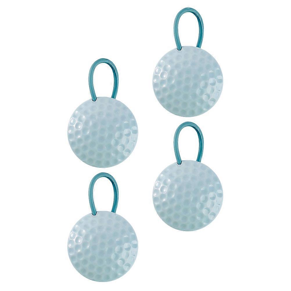 Anti-Drop Garbage Bag Clips 4Pcs Versatile Fixers For Household Users Blue +ABS Material Ensuring Secure Attachment