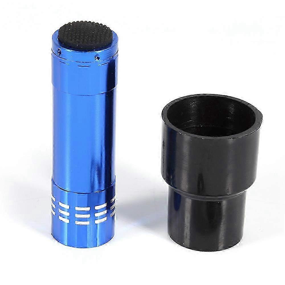 Battery Operated Bright Cool LED Egg Candler Tester Lamp for Poultry & Incubators - Blue Light Illuminator