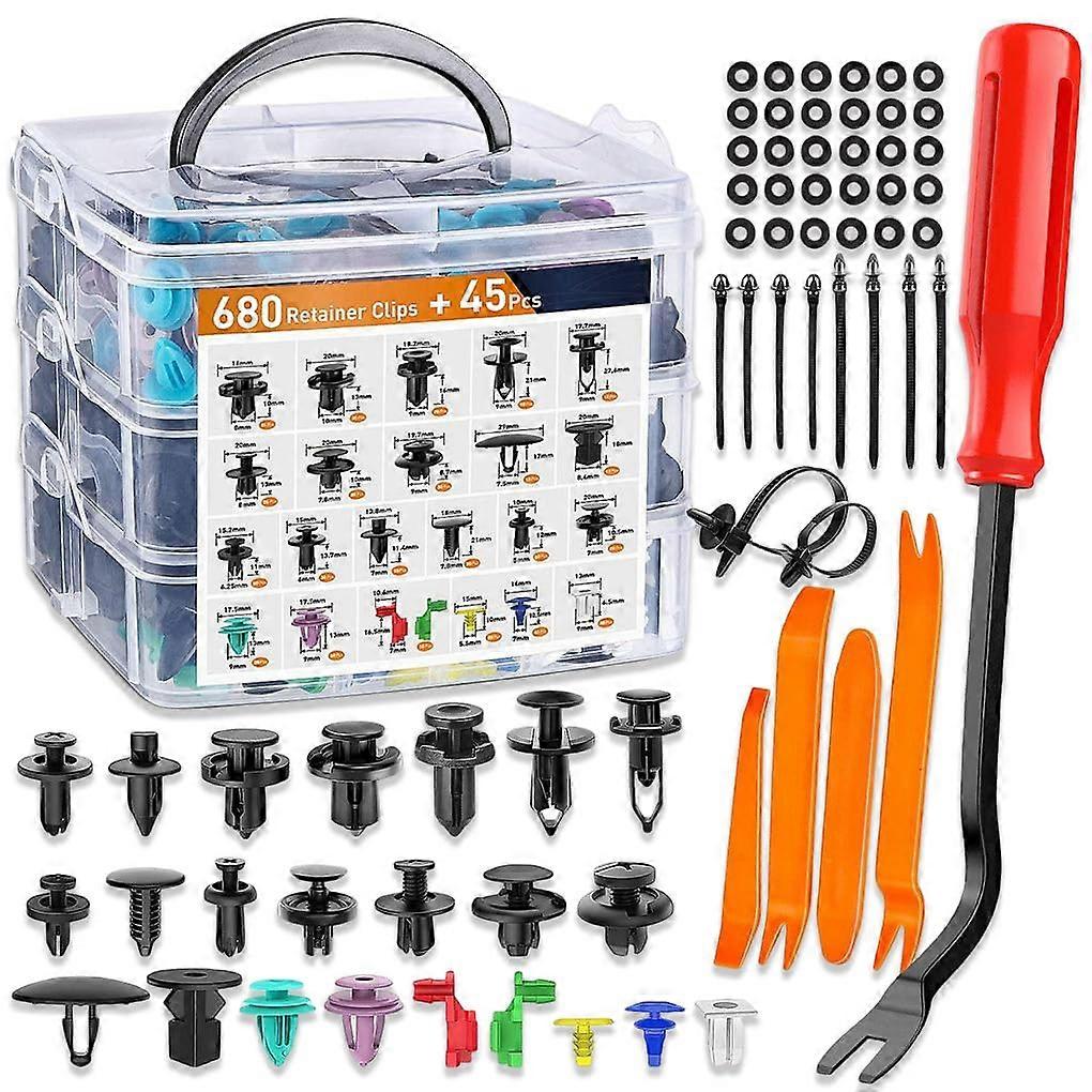 Car Fastening Clip 1 Set Universal Easy to Use Multifunctional Auto Parts Compatible With Most Models