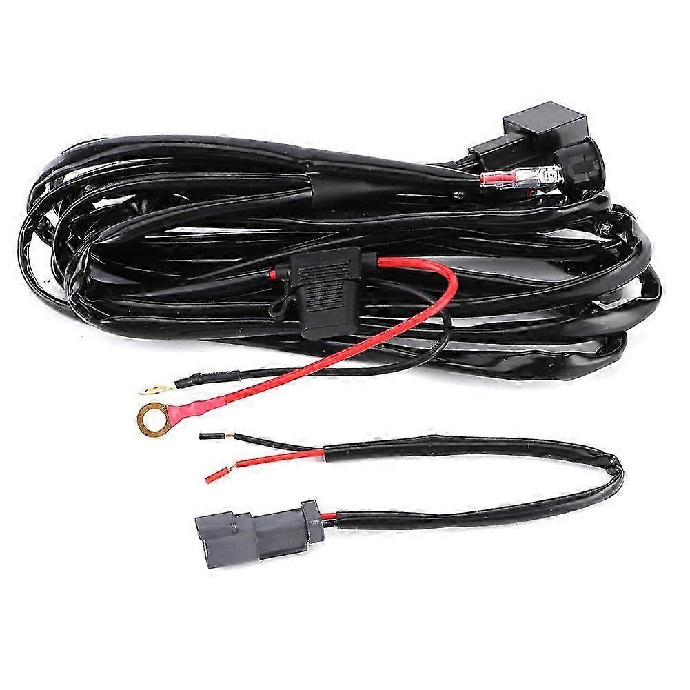 12V/40A Waterproof Car Wiring Harness for LED Work Light Bar Switch On/Off Control