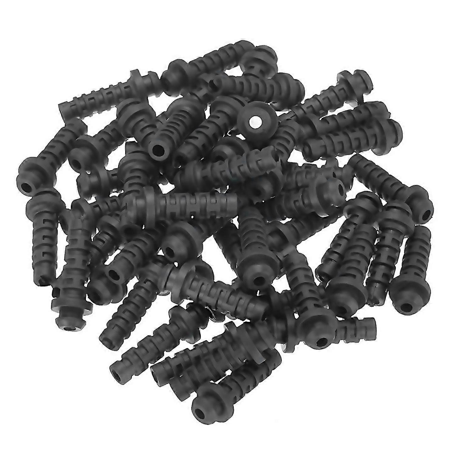 For 50pcs 4mm strain relief cord connector cable bushing boot sleeve