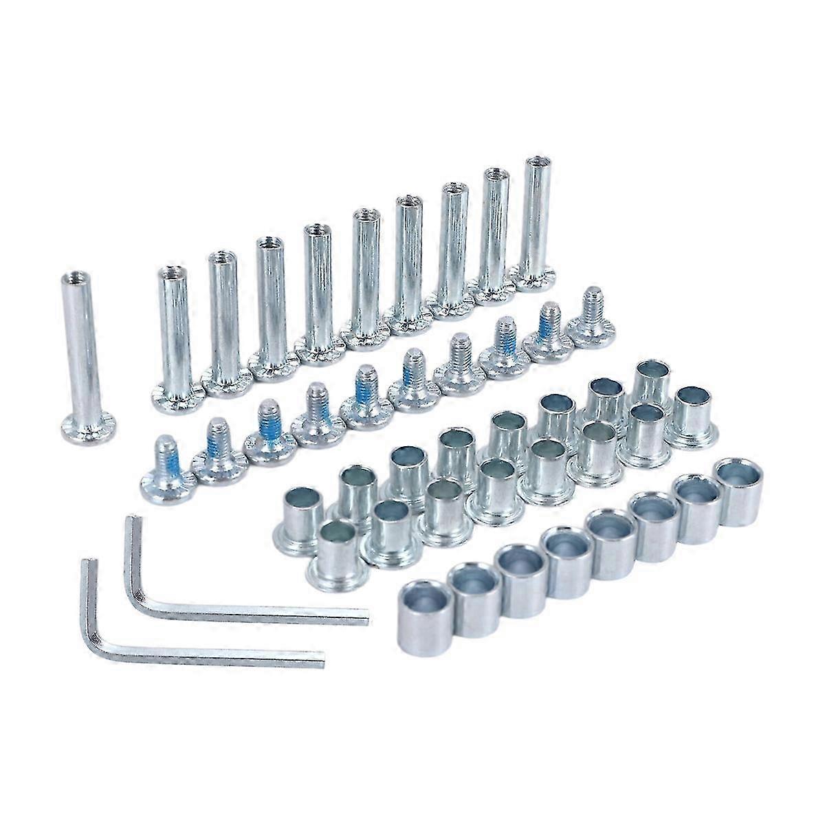 Inline Skate Axle Spacer Screw with Roller Skate Replacement Parts, Skate Wheel Bearing Spacer for Skating Axle