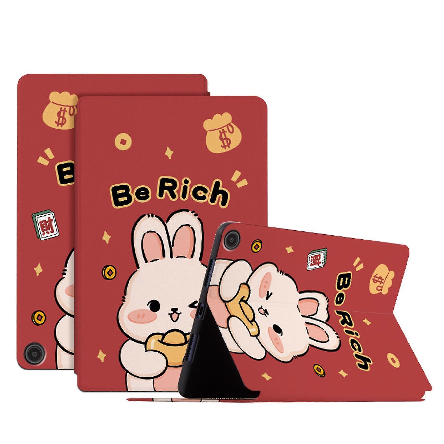 PU Leather Flip Stand Cover with Sleep Wake Pattern 02 Case for Amazon Fire Max 11 2023